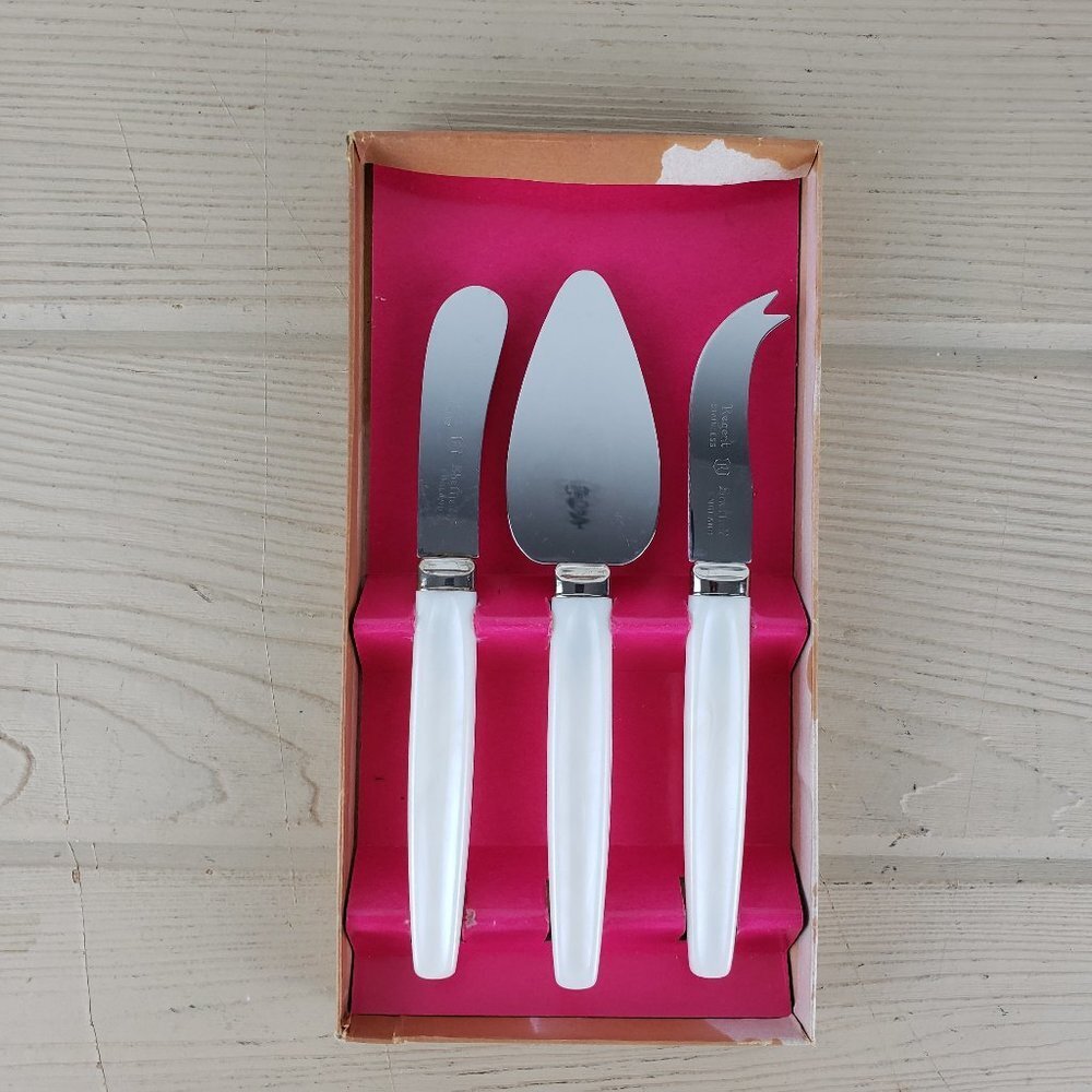 Vintage Regent Sheffield 3-Pc Snack Set England